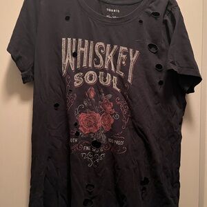 Torrid Black Crew Neck Tee